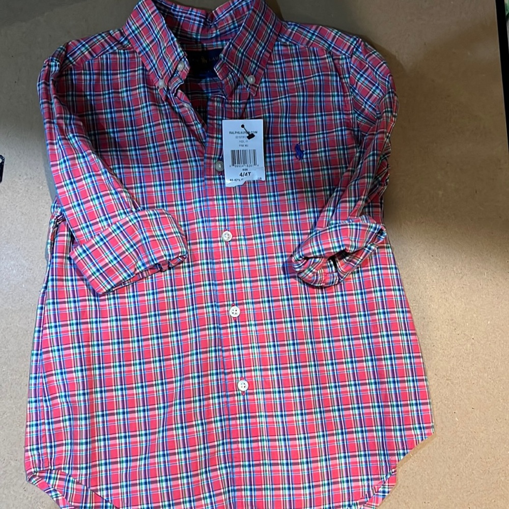 New Ralph Lauren toddler long sleeve shirt